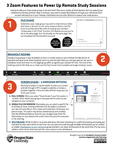 Zoom for Remote Study Sessions